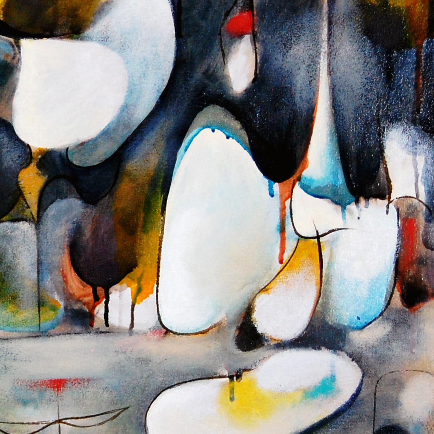 Alien-Landschaft 8 – Painting von Daniel Ketelhut