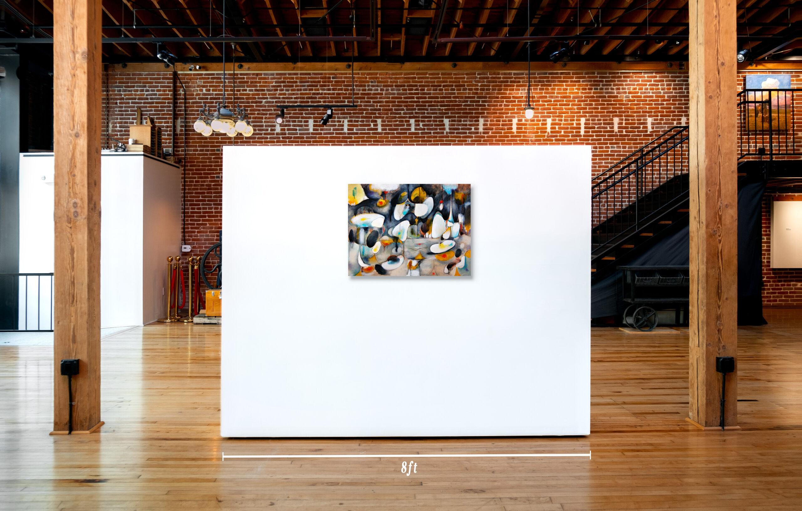 Alien-Landschaft 8 (Abstrakt), Painting, von Daniel Ketelhut
