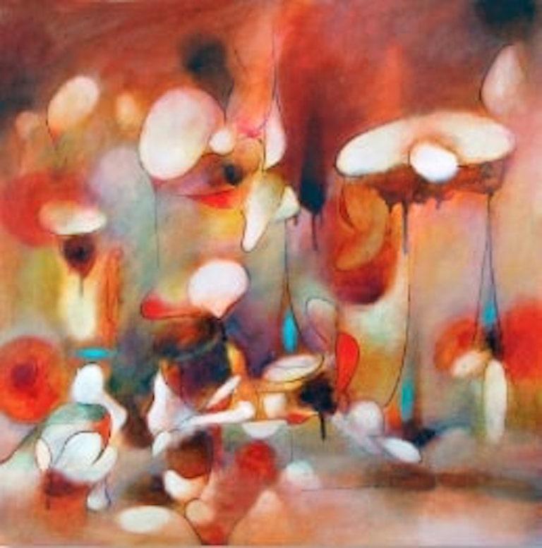 Abstract Painting di Daniel Ketelhut - Contemporanea "Paesaggio alieno 4