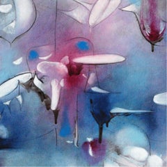 Oil Painting "Floating Fragments in the Spaces Between"