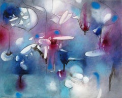 Oil Painting "Floating Fragments in the Spaces Between"