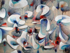 Surrealist Painting " Drifting Silently By"