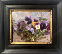 "Posey" - Impressionist Floral Still Life, Oil Painting