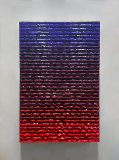 Peinture acrylique originale « Licorice Coral » signée par Daniel Klewer