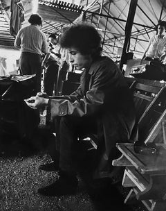 Bob Dylan dans l'arrière-plan, stade Forest Hills, New York