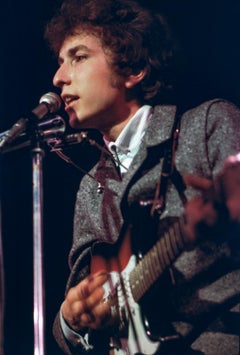 Daniel Kramer - Bob Dylan in der Carnegie Hall NYC, 1965, gedruckt nach
