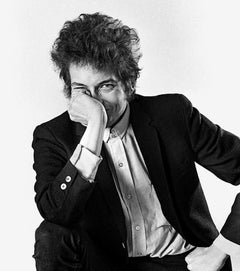 Daniel Kramer - Bob Dylan, Im Studio, Ausschnitt, Fotografie 1965, Nachgedruckt
