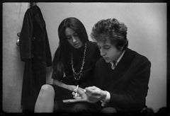 Daniel Kramer - Bob Dylan & Joan Baez, Backstage, 1965, Printed After