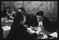 Daniel Kramer - Bob Dylan & Johnny Cash, at the Table, 1965, Printed After