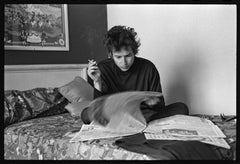 Daniel Kramer - Bob Dylan, Pointing in the Car, 1964, Printed After
