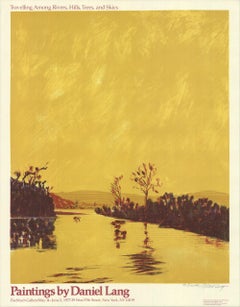 1977 Daniel Lang 'Traveling Among Rivers, Hills, Trees and Skies' Contemporary 