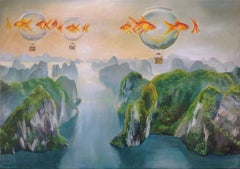 Goldfish XXXVI, Painting, Oil on Canvas
