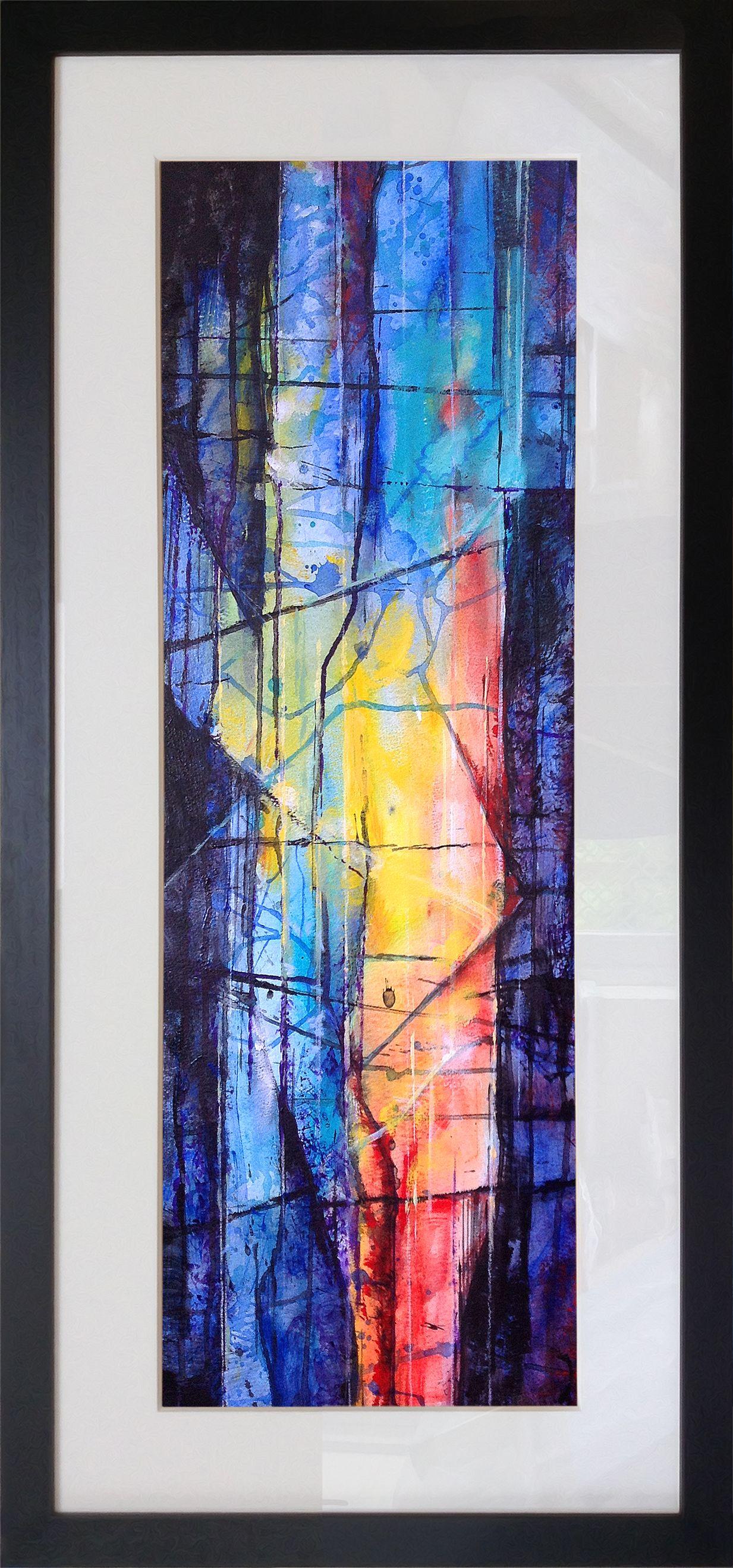 Iluminar XXXI, Pintura, Acrílico sobre papel - Painting Expresionismo abstracto de Daniel Loveday