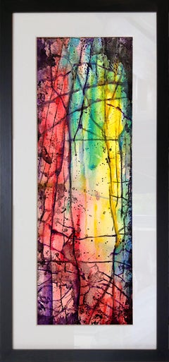 Enluminée XL, peinture, acrylique sur papier