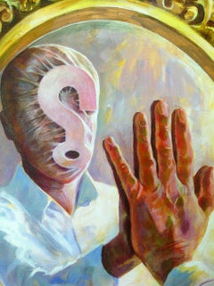 Fragen IV, Gemlde, Acryl auf Leinwand