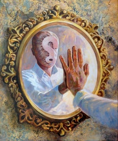 Preguntas IV, Pintura, Acrílico sobre lienzo