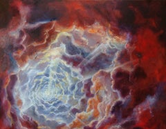 Vortex XVI, peinture, huile sur toile