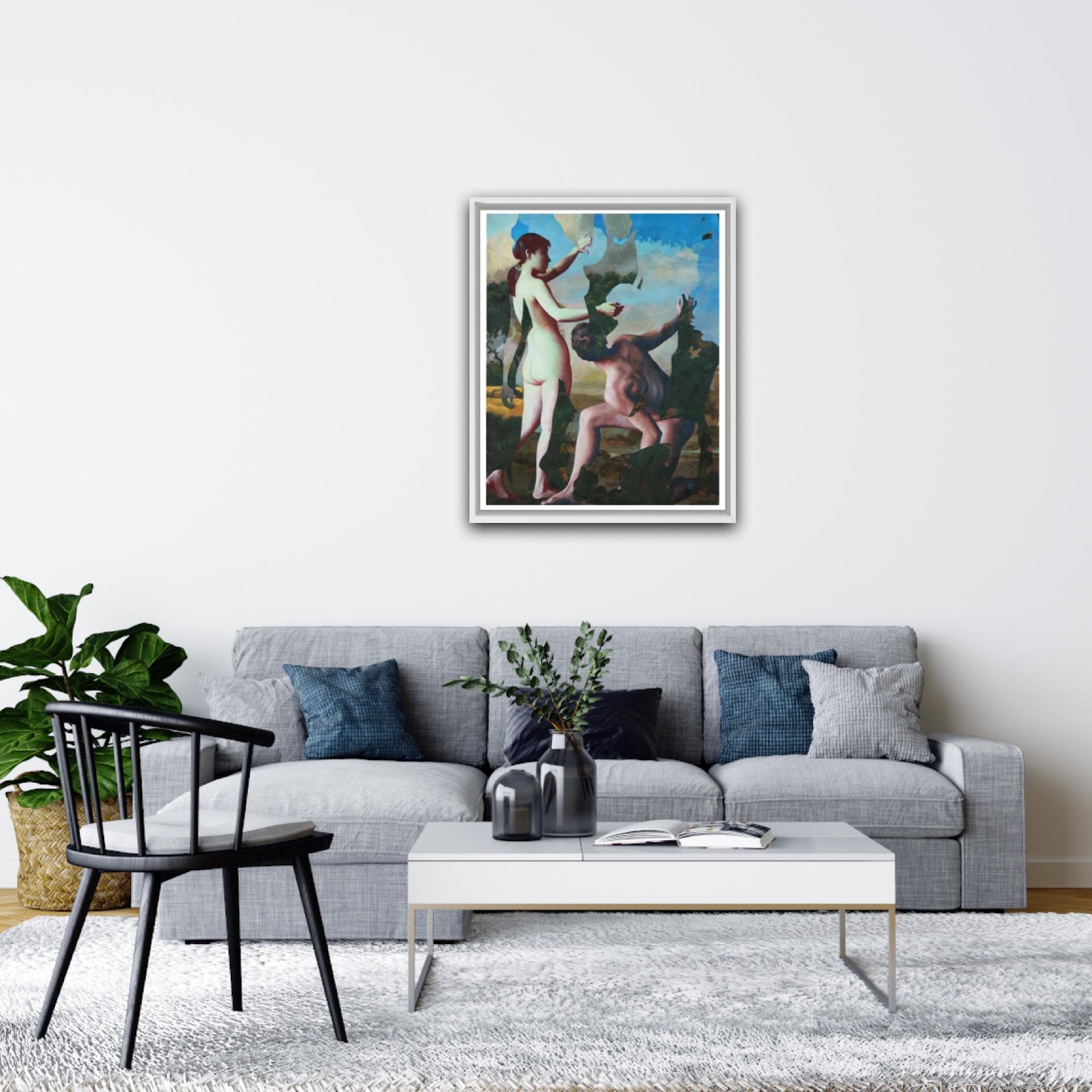 Residui di ieri, Daniel Ludwig, Pittura di nudo, Pittura ad olio originale in vendita 5
