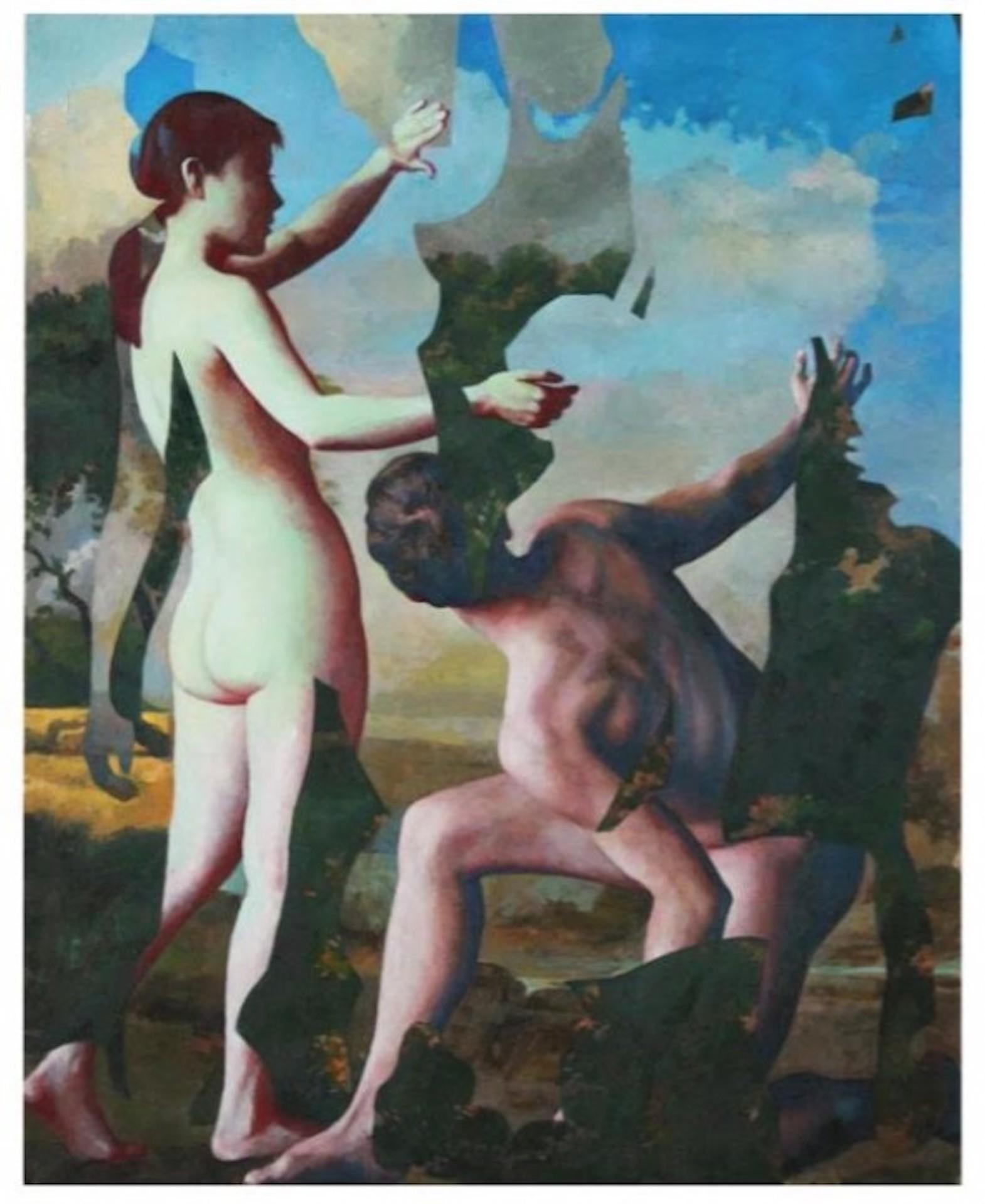 Residue Of Yesterday, Daniel Ludwig, peinture de nu, peinture à l'huile originale