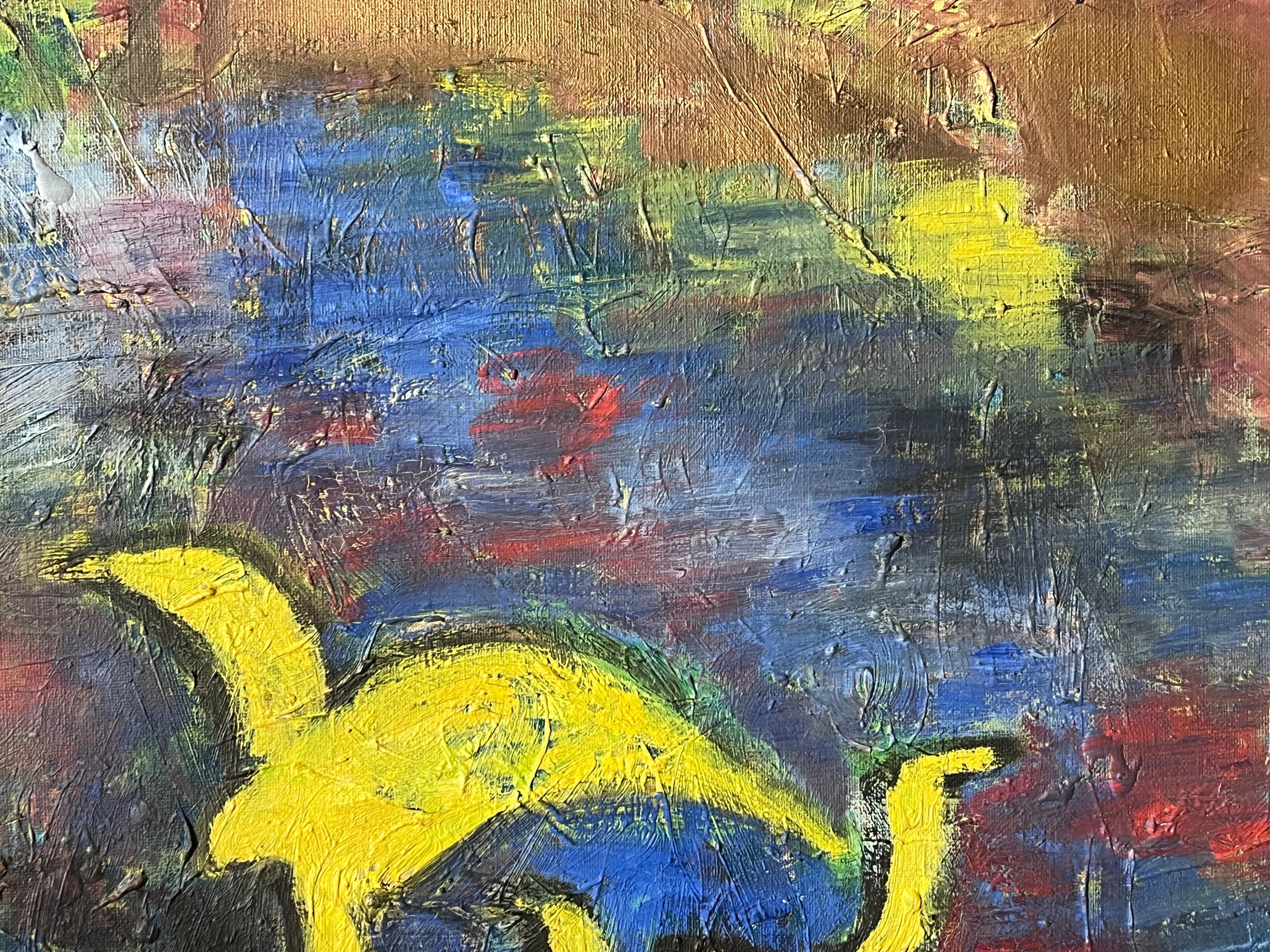 Grande quadro figurativo astratto americano del XX secolo Galleria di Parigi (a) Gallery 4
