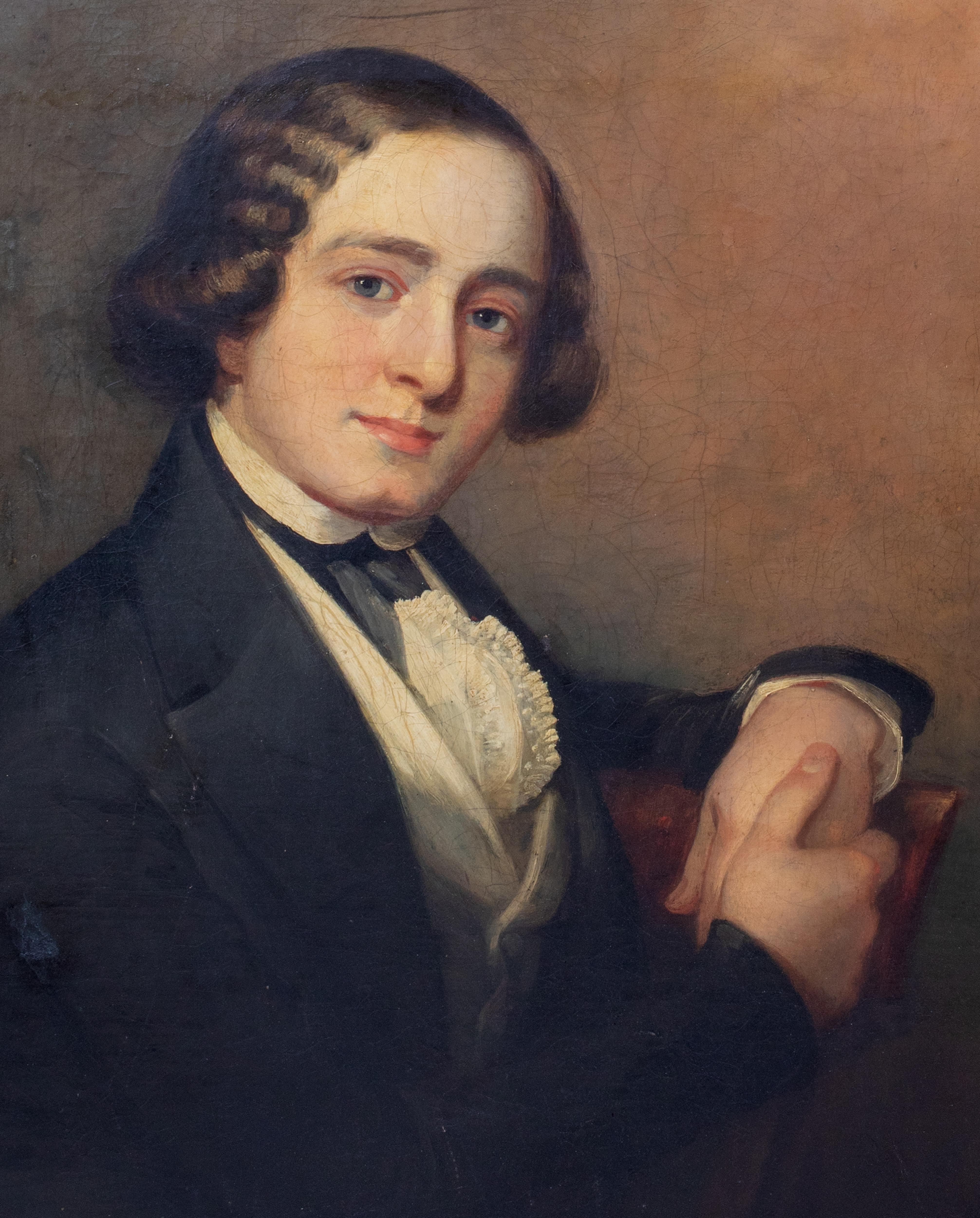 Portrait Of Charles Dickens (1812-1870), dated 1840   For Sale 7