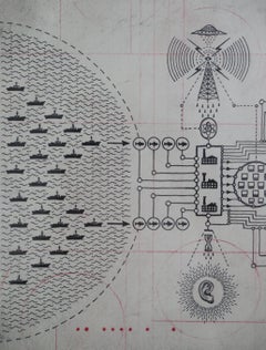 Daniel Martin Diaz drawing Cybernetic Phanton