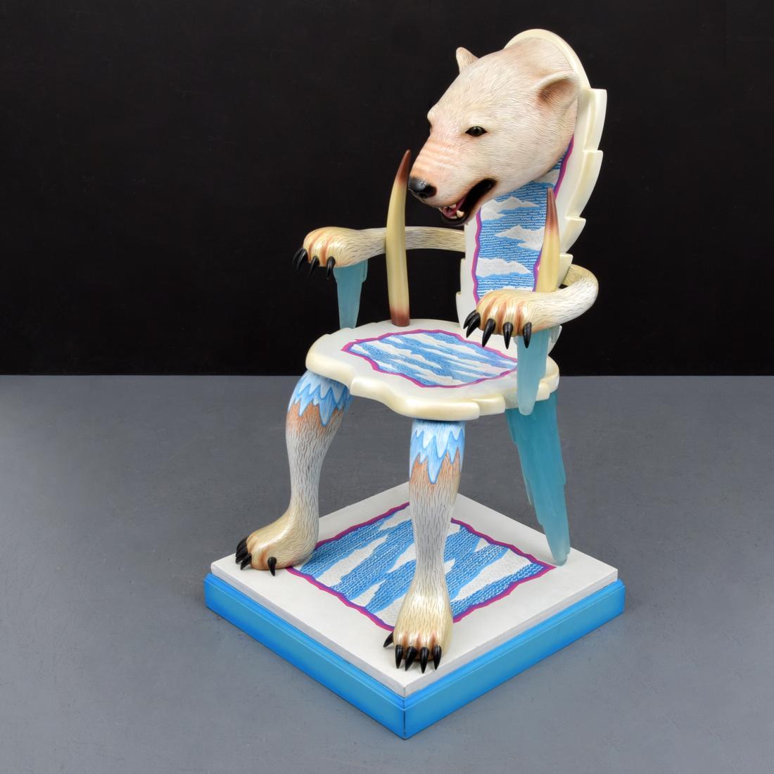 Daniel Meyer Skulpturaler Stuhl, Unikat (Postmoderne) im Angebot