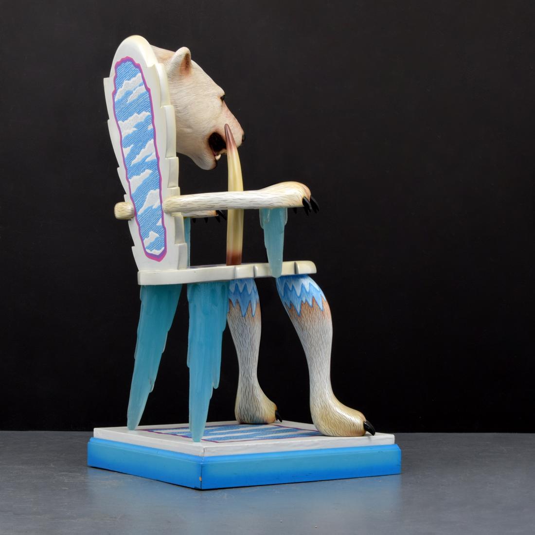 Daniel Meyer Skulpturaler Stuhl, Unikat im Zustand „Gut“ im Angebot in Lake Worth Beach, FL