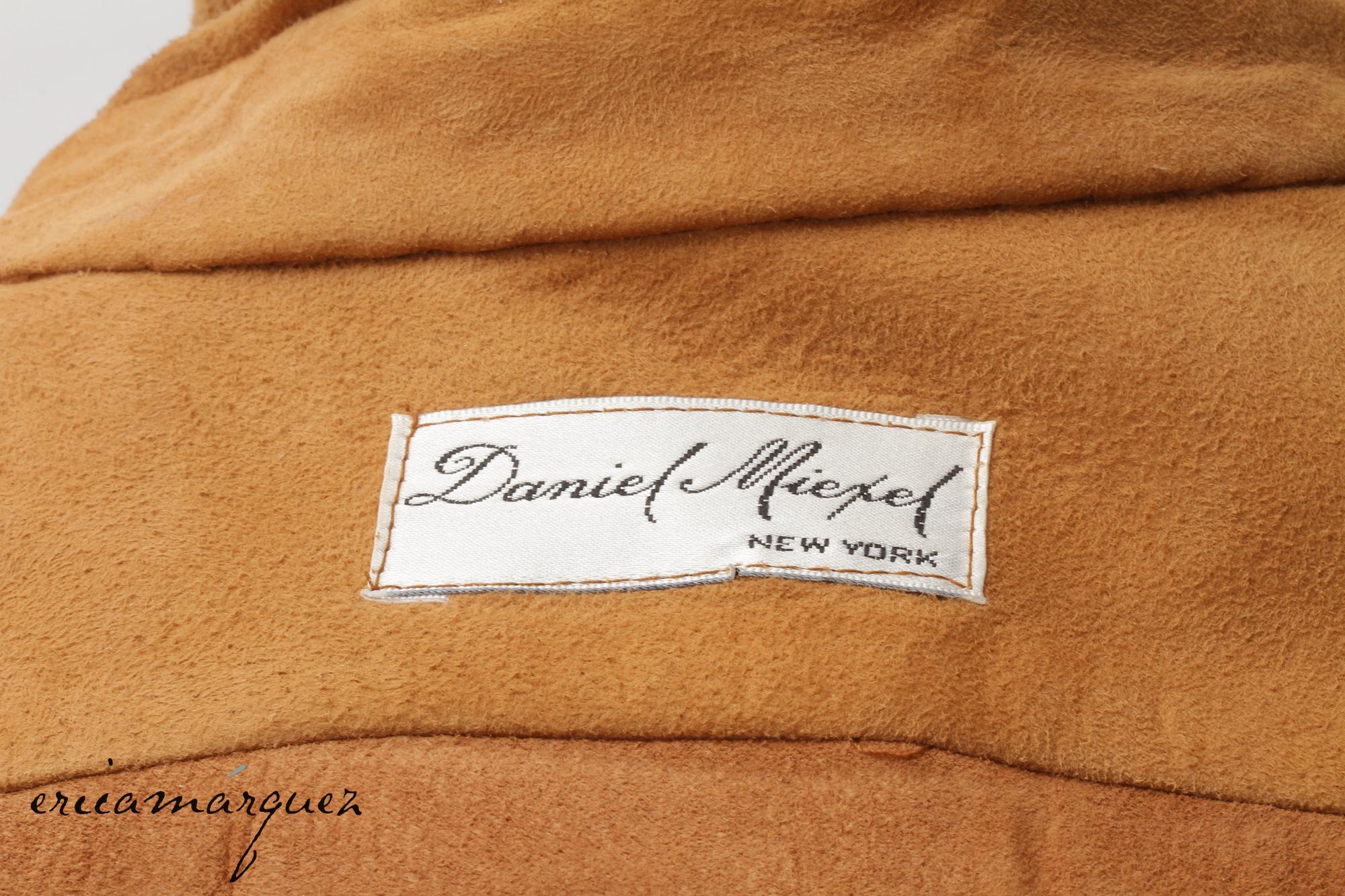 DANIEL MIEXEL, Haute Couture, Carmel Suede Feels Like Butter, Camicia con frange in vendita 5