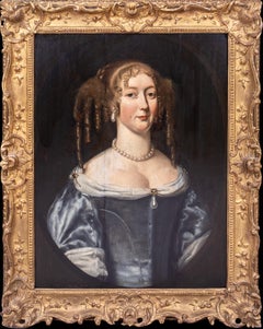 Antique Portrait Of Elizabeth Percy, Countess of Northumberland (1646-1690) 17th Century