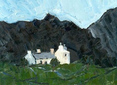 Daniel Nichols After Kyffin Williams - Contemporary Oil, Welsh Mountain Stay