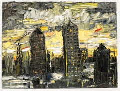 Daniel Nichols - Contemporary Oil, Abstract Canary Wharf