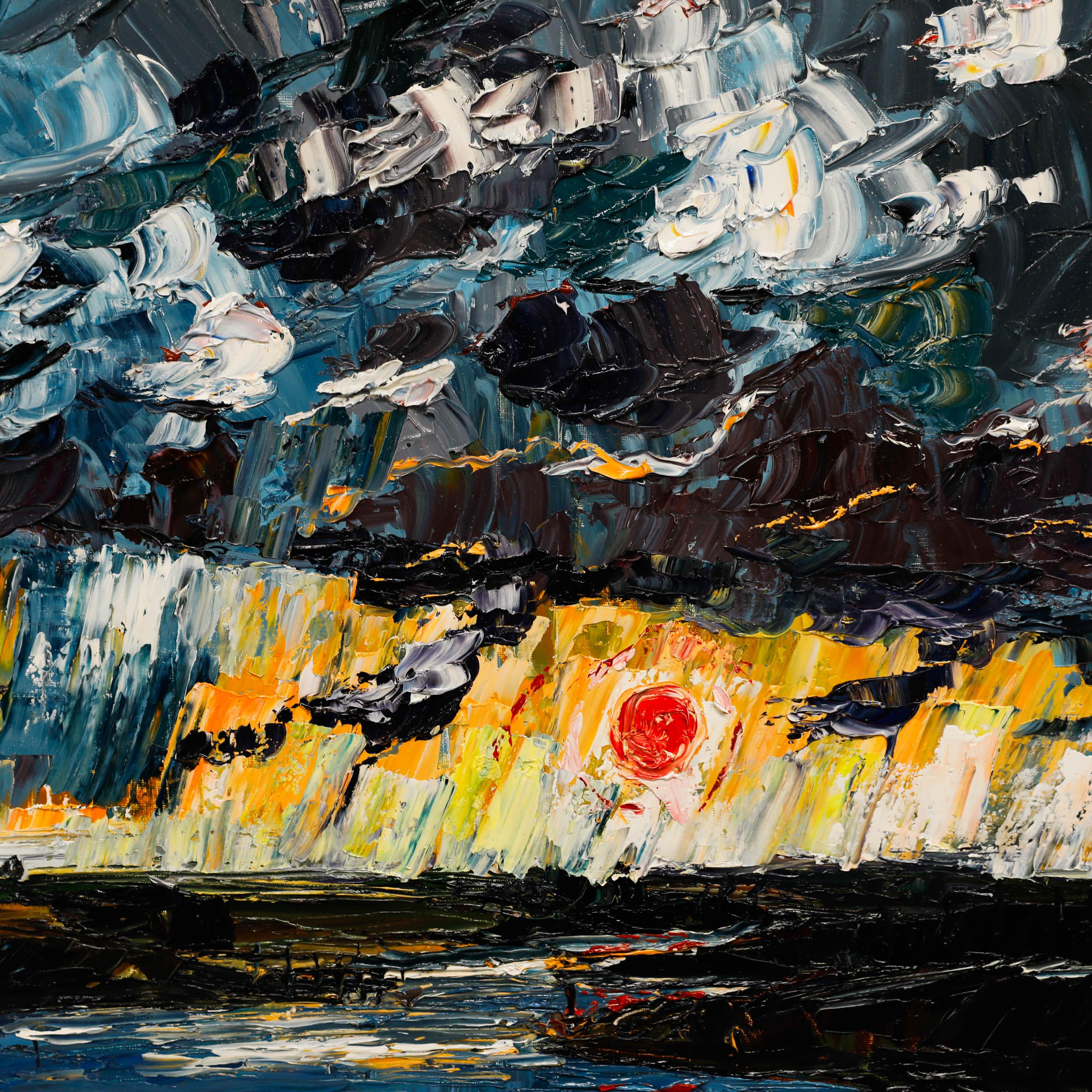 Daniel Nichols - Olio contemporaneo, Canale di Blakeney, Norfolk in vendita 3
