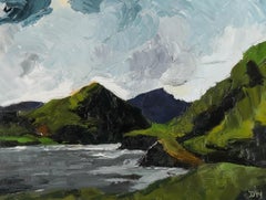 Daniel Nichols - Contemporary Oil, Dramatic Welsh Landscape
