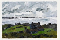 Daniel Nichols - Contemporary Oil, Bauernhaus an der Steilküste