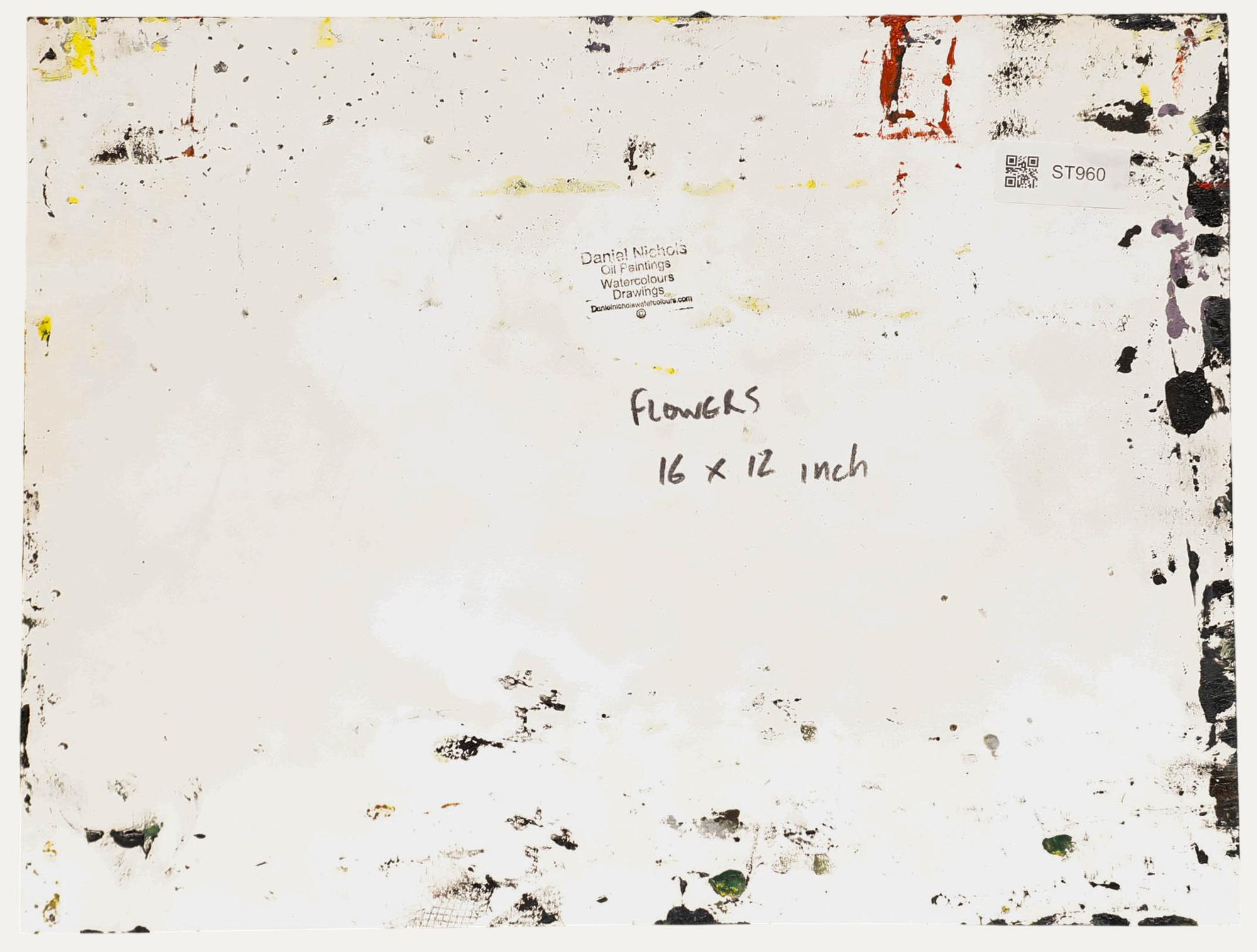Daniel Nichols - Zeitgenössisches Öl, Blumen auf einem Feld im Angebot 2