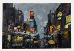 Daniel Nichols - Contemporary Oil, Lights of Shanghai
