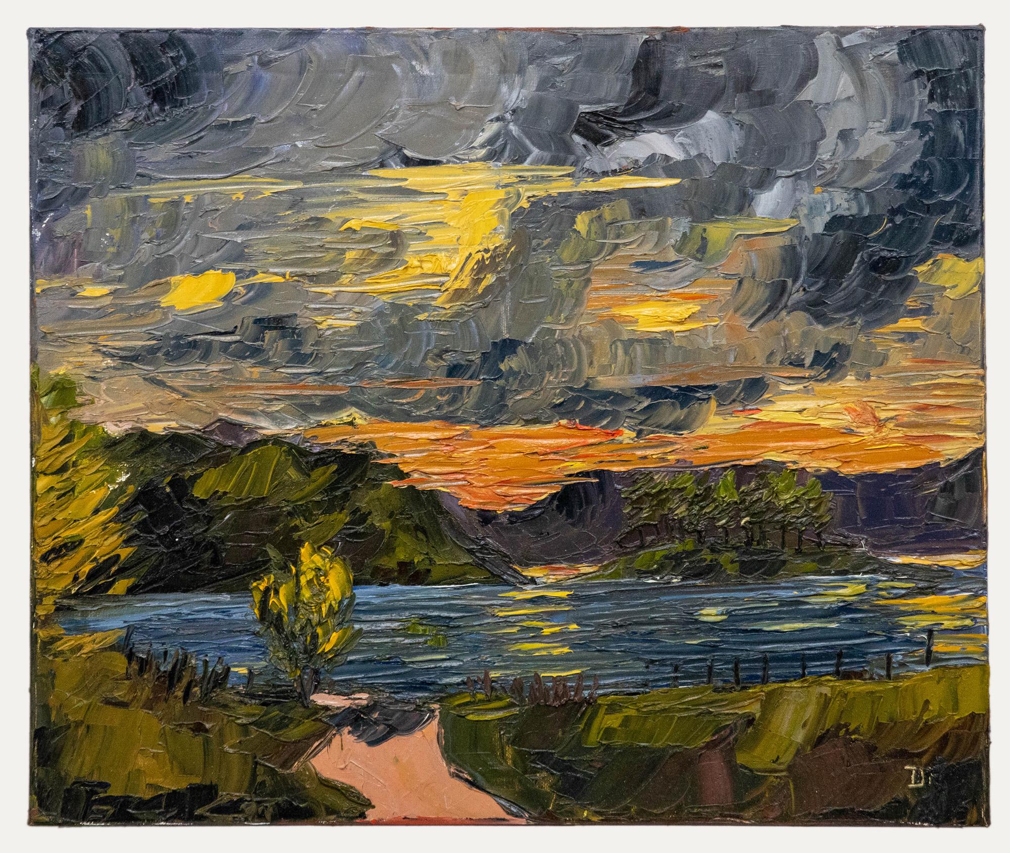 Daniel Nichols - Olio contemporaneo, Loch Assynt 1
