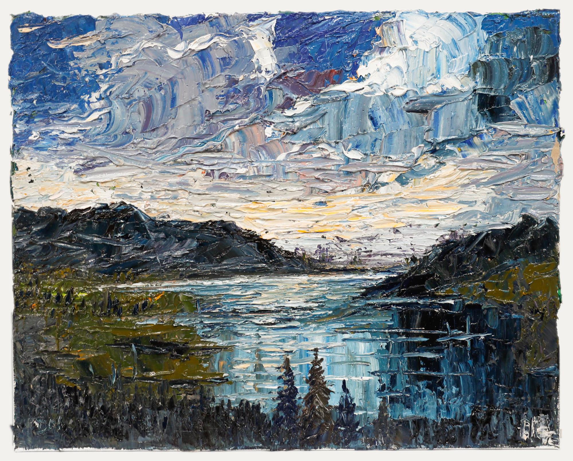 Daniel Nichols - Olio contemporaneo, Loch Lomond in vendita 1