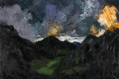 Daniel Nichols - Contemporary Oil, Mountain Landscape