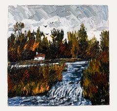 Daniel Nichols - Olio contemporaneo, fiume Trent