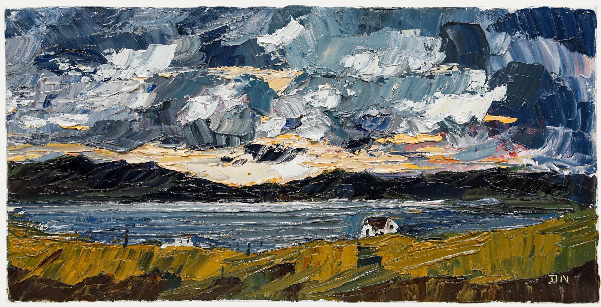 Daniel Nichols - Zeitgenössisches Öl, Shetlandinseln