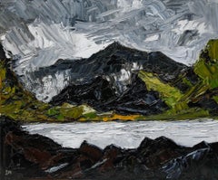 Daniel Nichols - Contemporary Oil, Snowdon from Nantlle Valley
