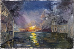 Daniel Nichols - Contemporary Oil, Venice Sunset