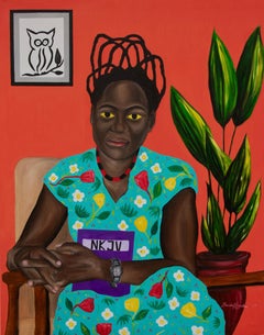 Aunty Sally - 21st Century, Contemporary, Figurative, Portrait, Women, African