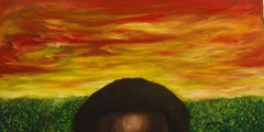 Introspección - Siglo XXI, Contemporáneo, Figurativo, Retrato, Moderno, África