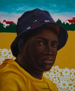 Lonewolf - Siglo XXI, Contemporáneo, Figurativo, Retrato, Moderno, África