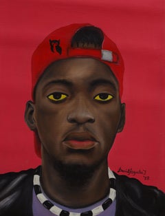 Príncipe Choko - Siglo XXI, Contemporáneo, Figurativo, Retrato, Moderno, África