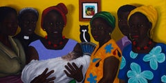 Seed of Joy - 21st Century, Contemporary, Figurative, Portrait, Women, African