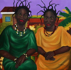 Soul Sisters - 21st Century, Contemporary, Figurative, Portrait, Women, Love
